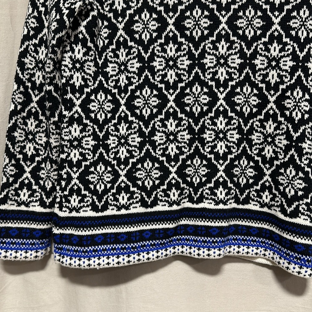 Appleseeds nordic style zip -sweater Size PS / Box 3-33 - Picture 7 of 9